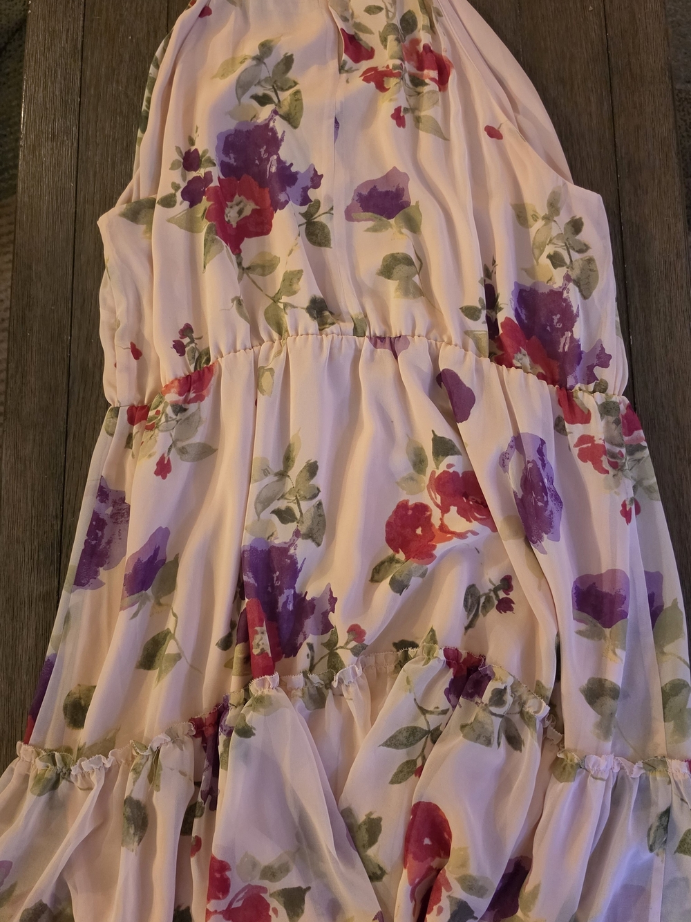 Ralph Lauren Pink Floral Maxi Dress Size 22W
